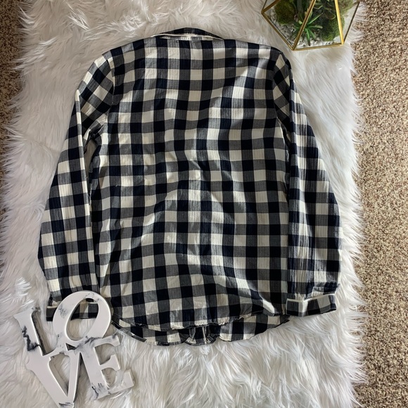 LOFT PLAID SLEEPWEAR SHIRT - Picture 6 of 6